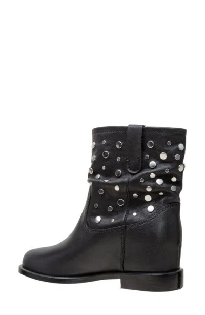 Linea Paolo Terry Studded Slouchy Bootie In Black