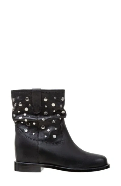 Linea Paolo Terry Studded Slouchy Bootie In Black