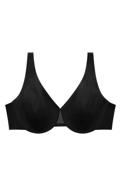 Thirdlove Classic Unlined Minimizer Bra In Black