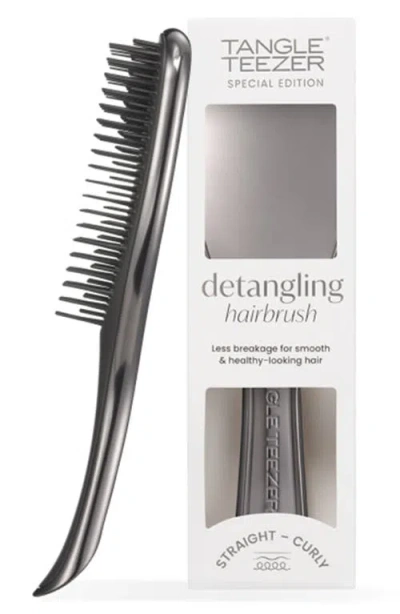 Tangle Teezer Chrome Ultimate Detangler Hairbrush In Black