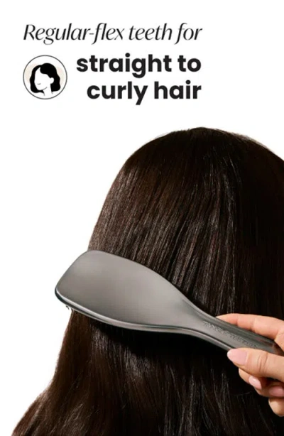 Tangle Teezer Chrome Ultimate Detangler Hairbrush In Black