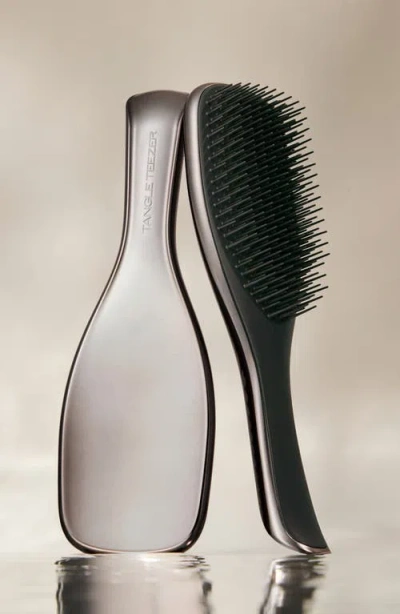 Tangle Teezer Chrome Ultimate Detangler Hairbrush In Black