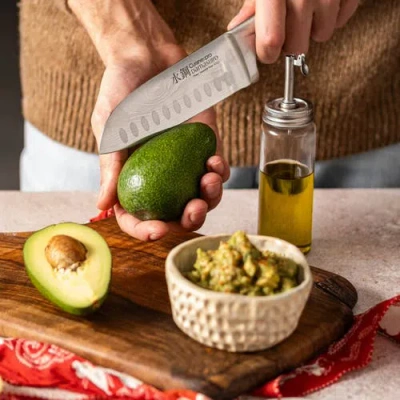 Cuisine::pro Damashiro Kumi 7-pc. Knife Block Set In Silver