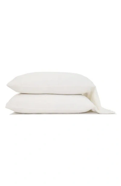 Pom Pom At Home Set Of 2 Pillowcases In White
