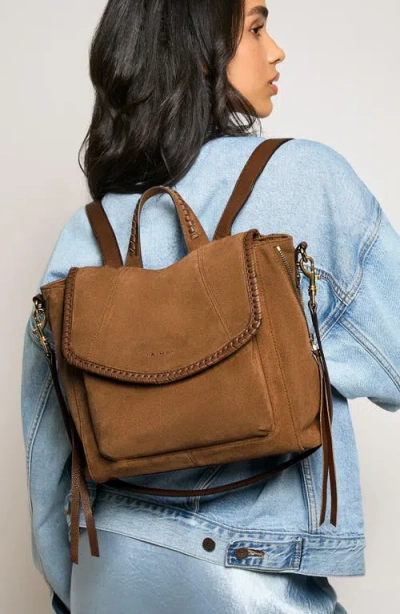 Aimee Kestenberg All For Love Convertible Leather Backpack In Brown