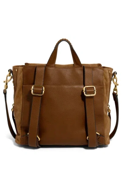 Aimee Kestenberg All For Love Convertible Leather Backpack In Brown
