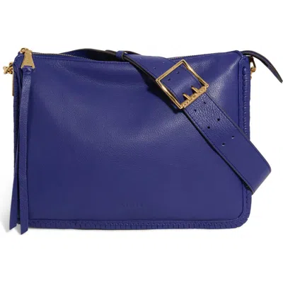 Aimee Kestenberg Famous Leather Large Crossbody Bag In Blue