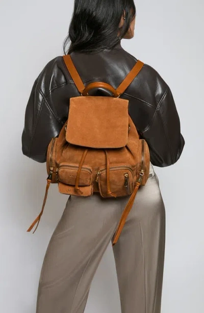 Aimee Kestenberg Away We Go Leather Backpack In Brown
