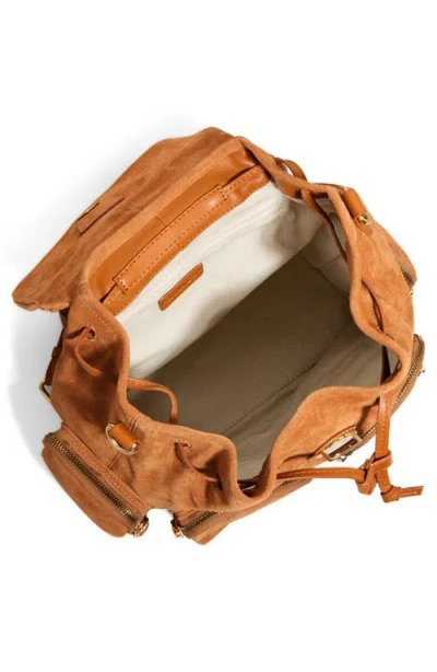 Aimee Kestenberg Away We Go Leather Backpack In Brown