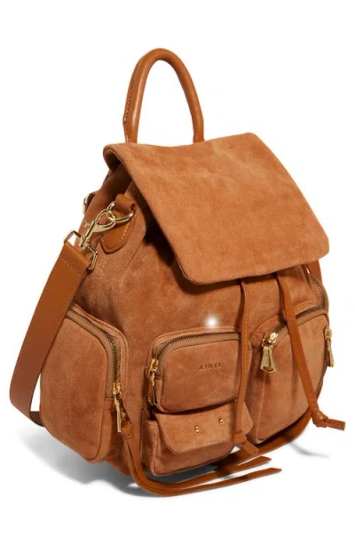 Aimee Kestenberg Away We Go Leather Backpack In Brown