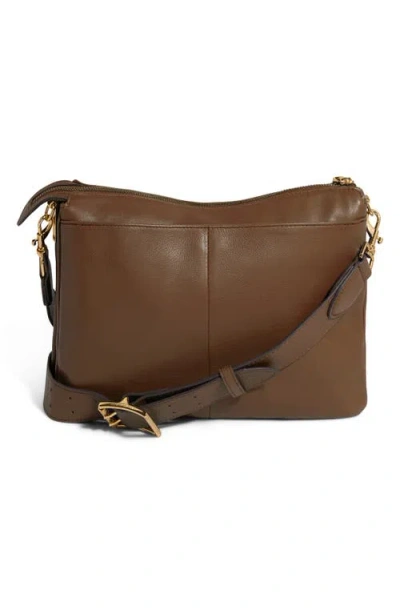 Aimee Kestenberg Famous Leather Large Crossbody Bag In Brown