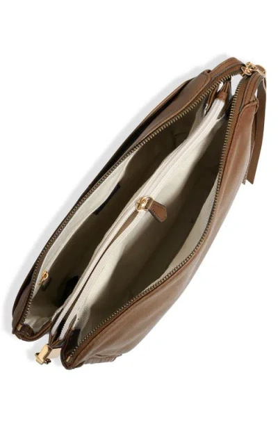 Aimee Kestenberg Famous Leather Large Crossbody Bag In Brown