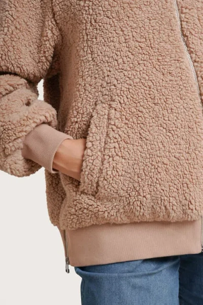 Nom Maternity Cozy Before & After Jacket In Brown