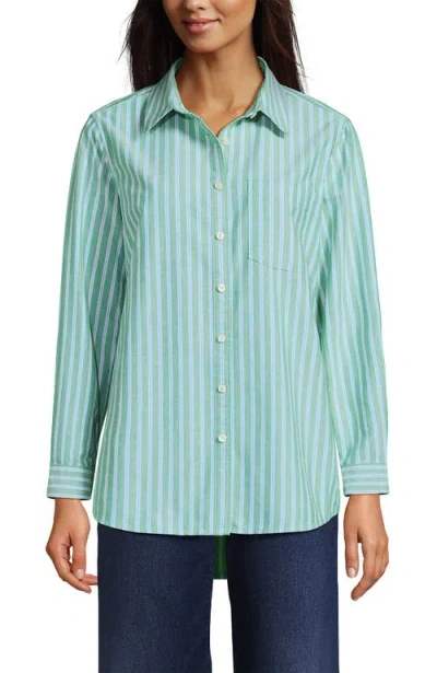 Lands' End Oxford Shirt In Green