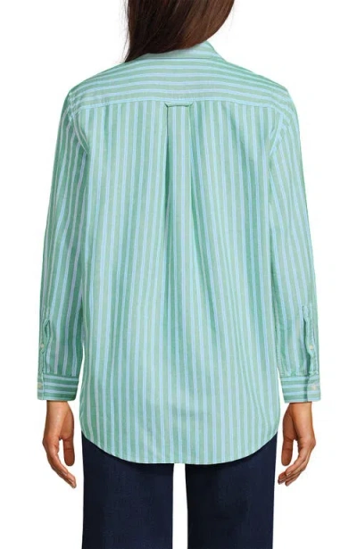 Lands' End Oxford Shirt In Green