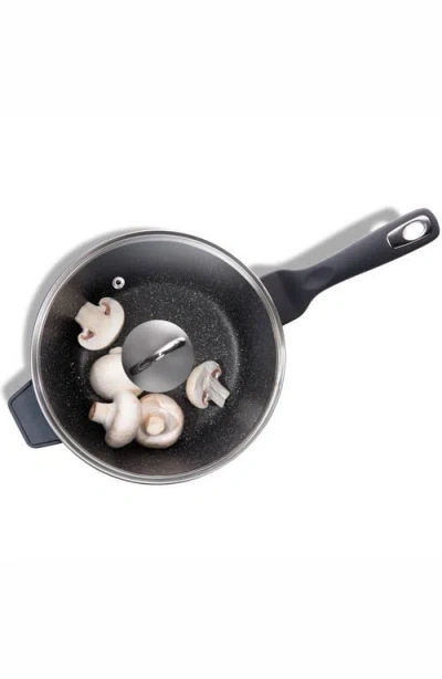 Cuisine::pro ® Granite Saucepan With Lid 3.1qt In Gray