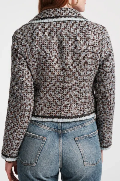 Frances Valentine Jessie Jacket Deco Tweed Poly Lurex In Multi
