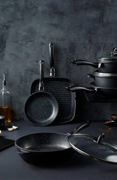 Cuisine::pro ® Stone Cookware Set 9pc In Black