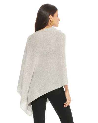 Monticelli Cashmere Essential Pure Cashmere Poncho In Burgundy