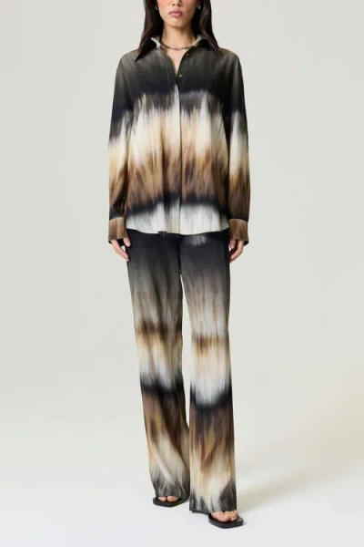 Nocturne Tie-dye Patterned Shirt In Multi