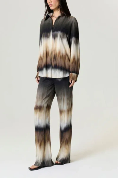 Nocturne Tie-dye Patterned Shirt In Multi