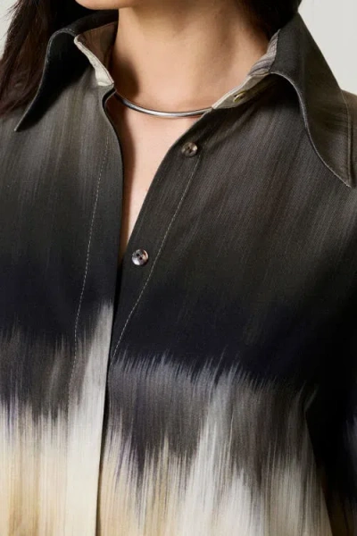 Nocturne Tie-dye Patterned Shirt In Multi