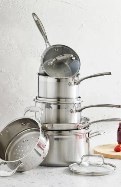 Cuisine::pro ® Iconix® Cookware Set 10pc In Silver