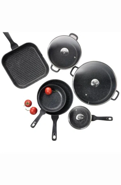 Cuisine::pro ® Granite Cookware Set 9pc In Black