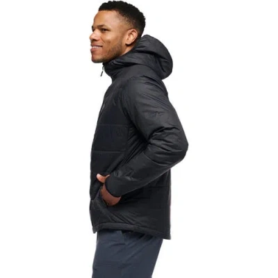 Black Diamond Solution Hooded Jacket In Black