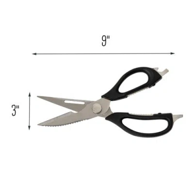 Joyce Chen Multi-use Kitchen Shears In Black