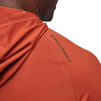 Black Diamond Alpenglow Hooded Shirt In Brown