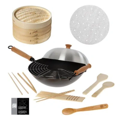 Joyce Chen Professional Series Nonstick 14" Wok Bundle, 13 Piece In Multi