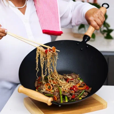 Joyce Chen Professional Series Nonstick 14" Wok Bundle, 13 Piece In Multi