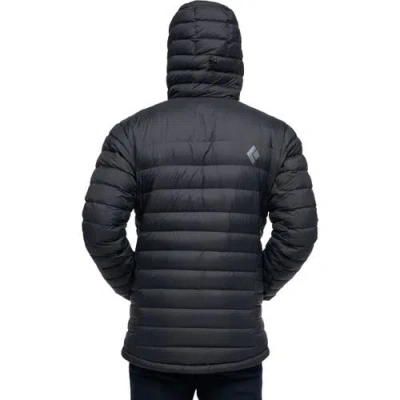 Black Diamond Access Down Hooded Jacket In Black
