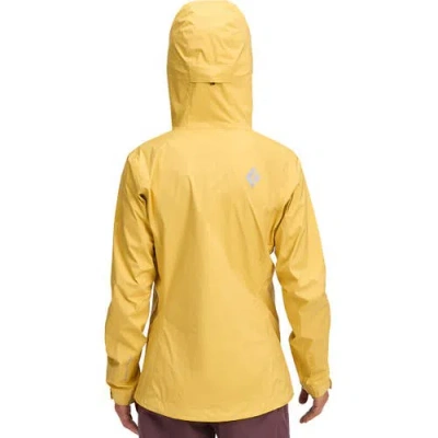 Black Diamond Fineline Stretch Rain Shell In Yellow
