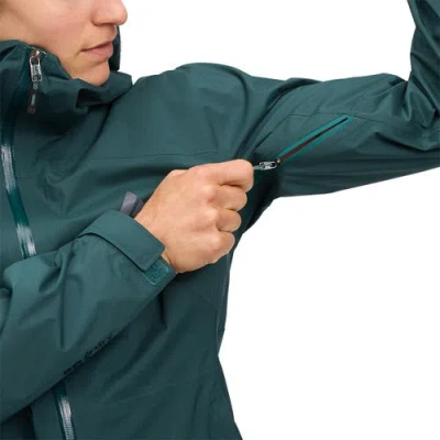 Black Diamond Fineline Stretch Rain Shell In Green