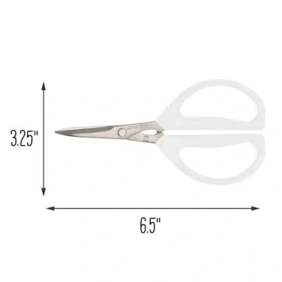 Joyce Chen Original Unlimited Kitchen Scissors With Handles In White