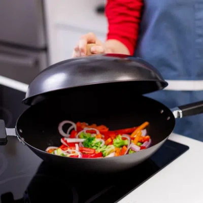 Joyce Chen Wok Lid For 14" Woks In Black