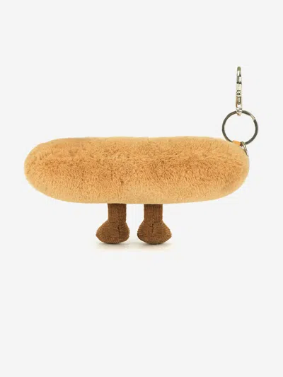 Jellycat Amuseables Baguette Bag Charm In Brown