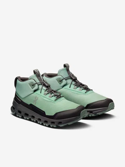 On Kids Cloudhero Mid Waterproof Trainers In Green