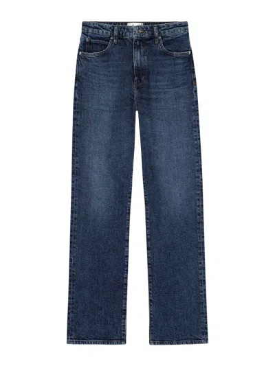 Frame Five Pocket Jeans In Blue