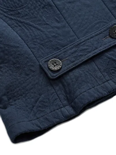 Rrl Harriet Quilted Double-breasted Jacket In Multi