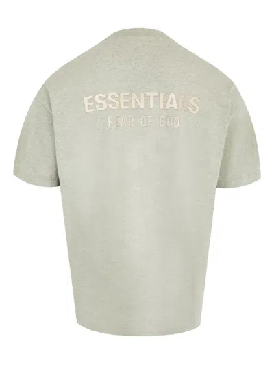 Essentials Logo-patch T-shirt In Brown