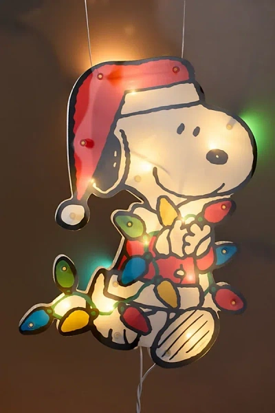 Peanuts Snoopy Pre-lit Holiday Window Hanging In Assorted At Urban Outfitters In Multi