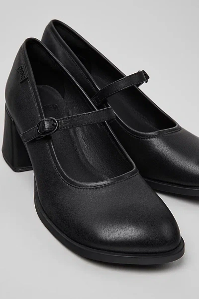Camper Leather Block-heel Mary Jane Shoes In Black