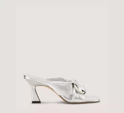 Stuart Weitzman Cece Slide 75 In Silver