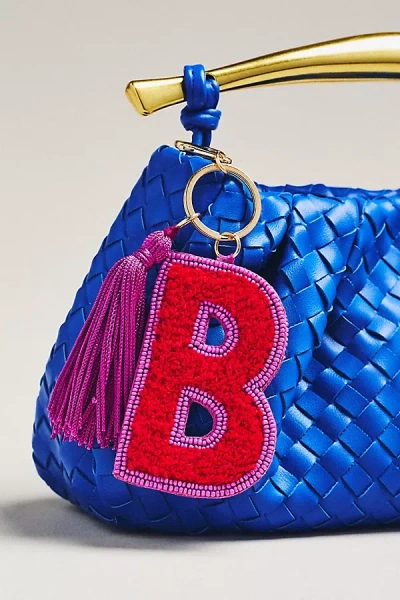 By Anthropologie Varsity Monogram Bag Charm