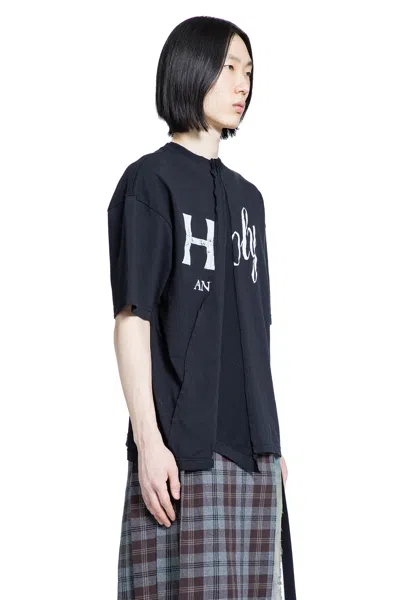 Ann Demeulemeester Hardon High Comfort Fit T-shirt In Black