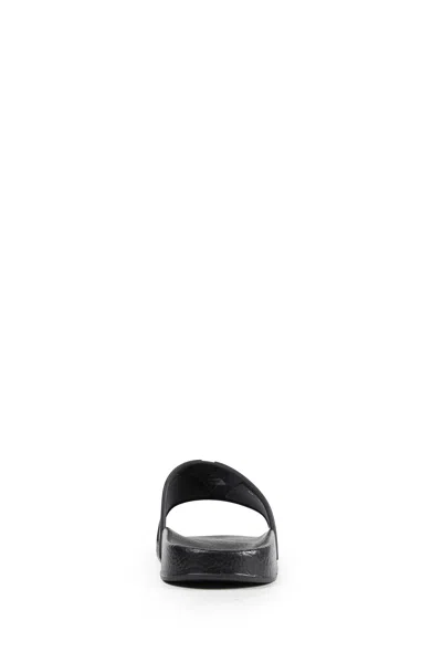 Valentino Coolside Rubber Slides In Black