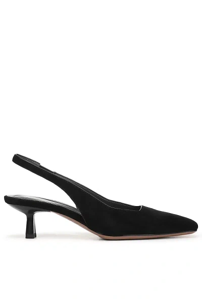 Sarto Raven 2 Slingback Kitten Heels In Black
